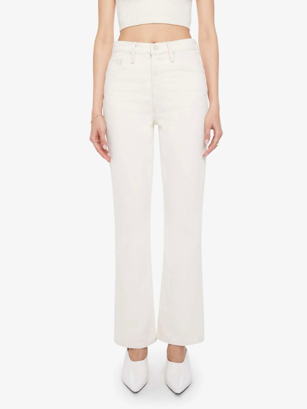 MOTHER The Scooter Skimp Jeans in Natural Selection Size 25 NWT